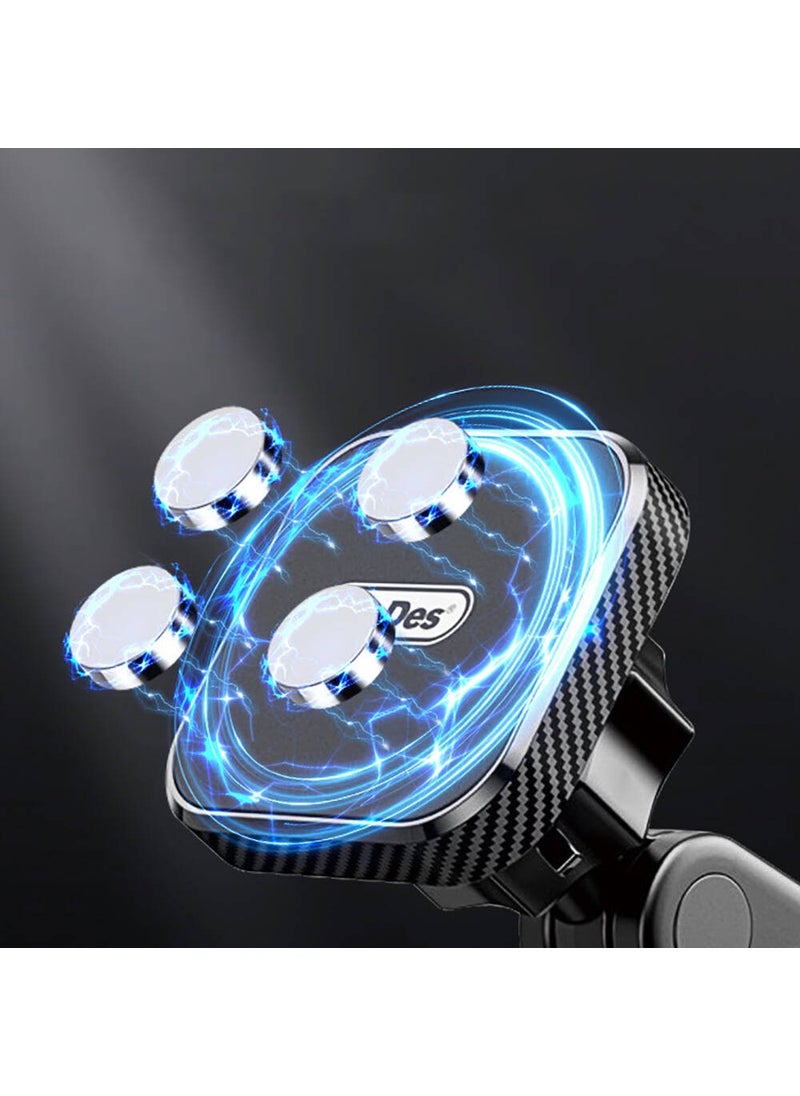 GO-DES - Steering Wheel Car Phone Holder with Gyroscopic Stabilization Go Des GD-HD303 Magnetic Holder - Image 1