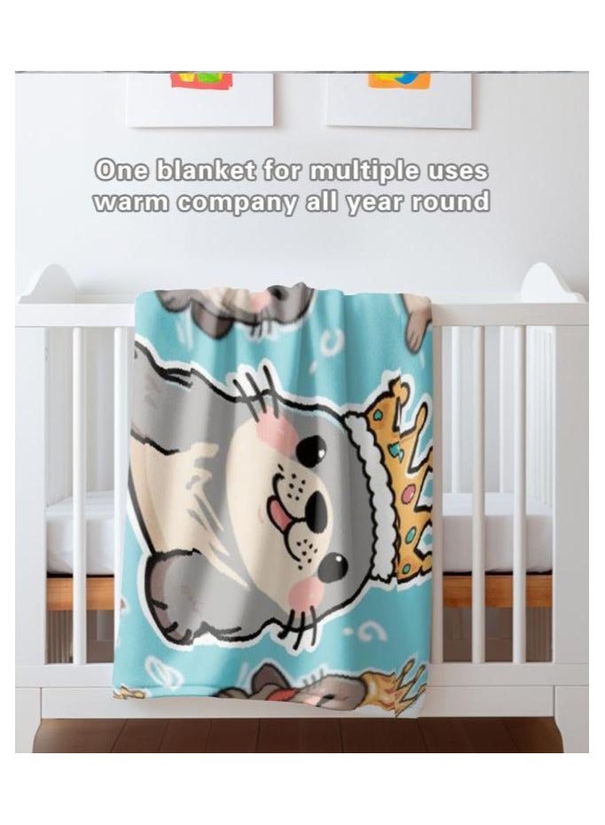 general Children's or student cartoon flannel thin blanket (warm and comfortable, suitable for sleep, games) 100cm*150cm - 470 - Image 5