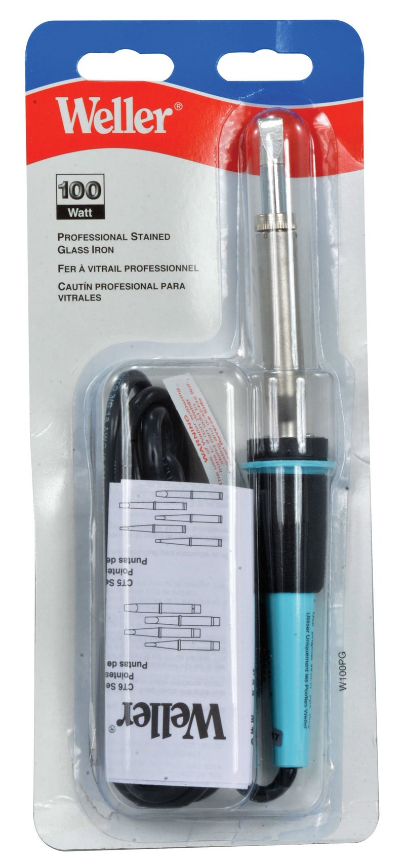 Weller W100PG Weller Farenheit Heavy Duty Soldering Iron with CT6F7 Tip, 100 Watt, 700 Degree, Original Version - Image 2