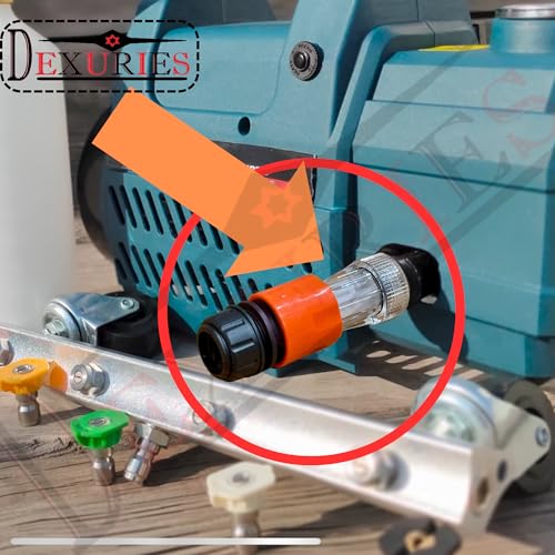 DEXURIES Universal Heavy Duty High-Pressure Washer 3/4" Connector & Quick Connector | Connector Nipple Accessory Quick Connector (Pack of 2) - Image 2