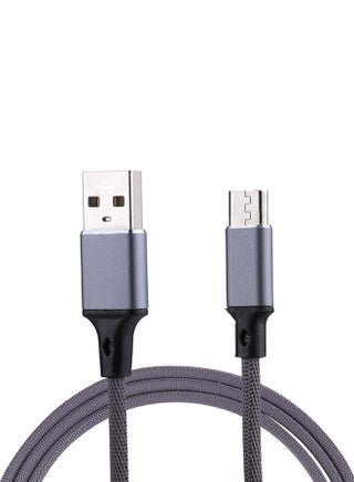 Micro USB Data Sync Charging Cable Grey