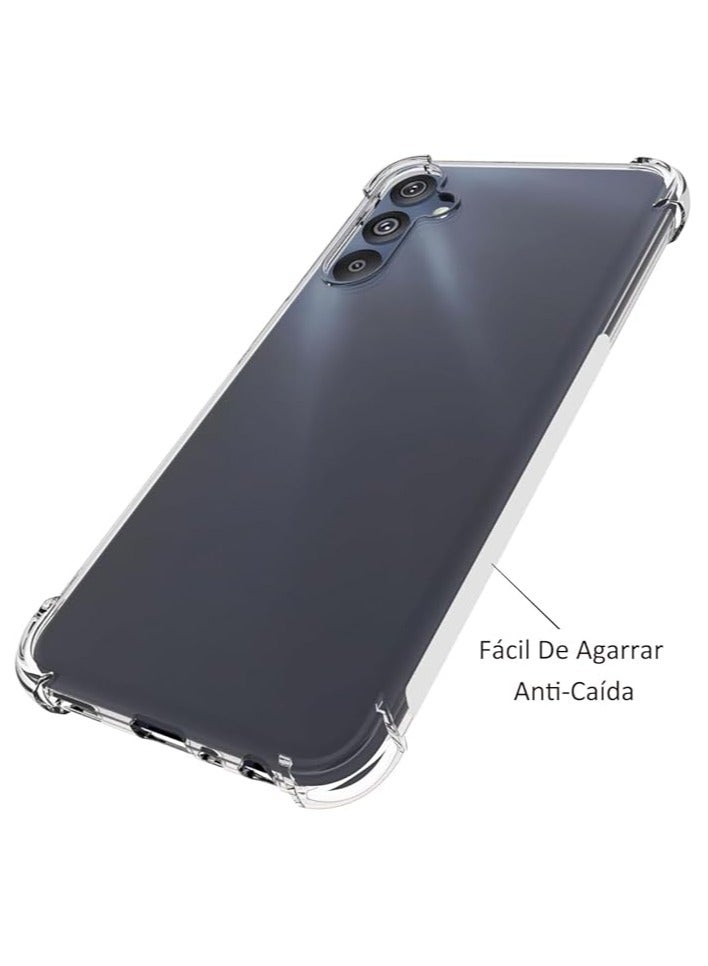 Case for Samsung Galaxy M34 5G Clear TPU Four Corners Protective Cover Transparent Soft  - Image 4