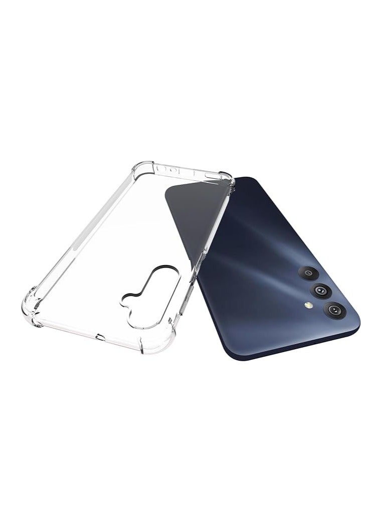 Case for Samsung Galaxy M34 5G Clear TPU Four Corners Protective Cover Transparent Soft  - Image 5