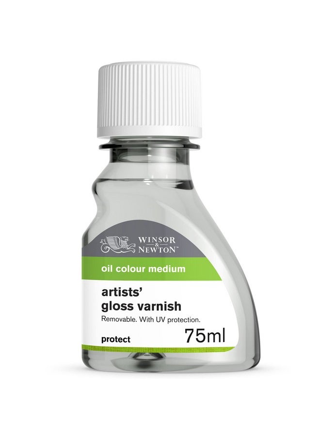 WINSOR & NEWTON - Professional Artists' Gloss Varnish, 75Ml (2.5Oz) Bottle - Image 1