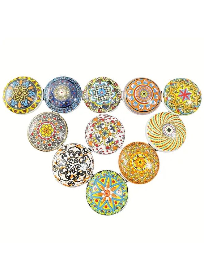 Mixed Color 4pcs Ceramiclike Finish Cabinet Handles With Screws For Drawers Wardrobes - Image 4