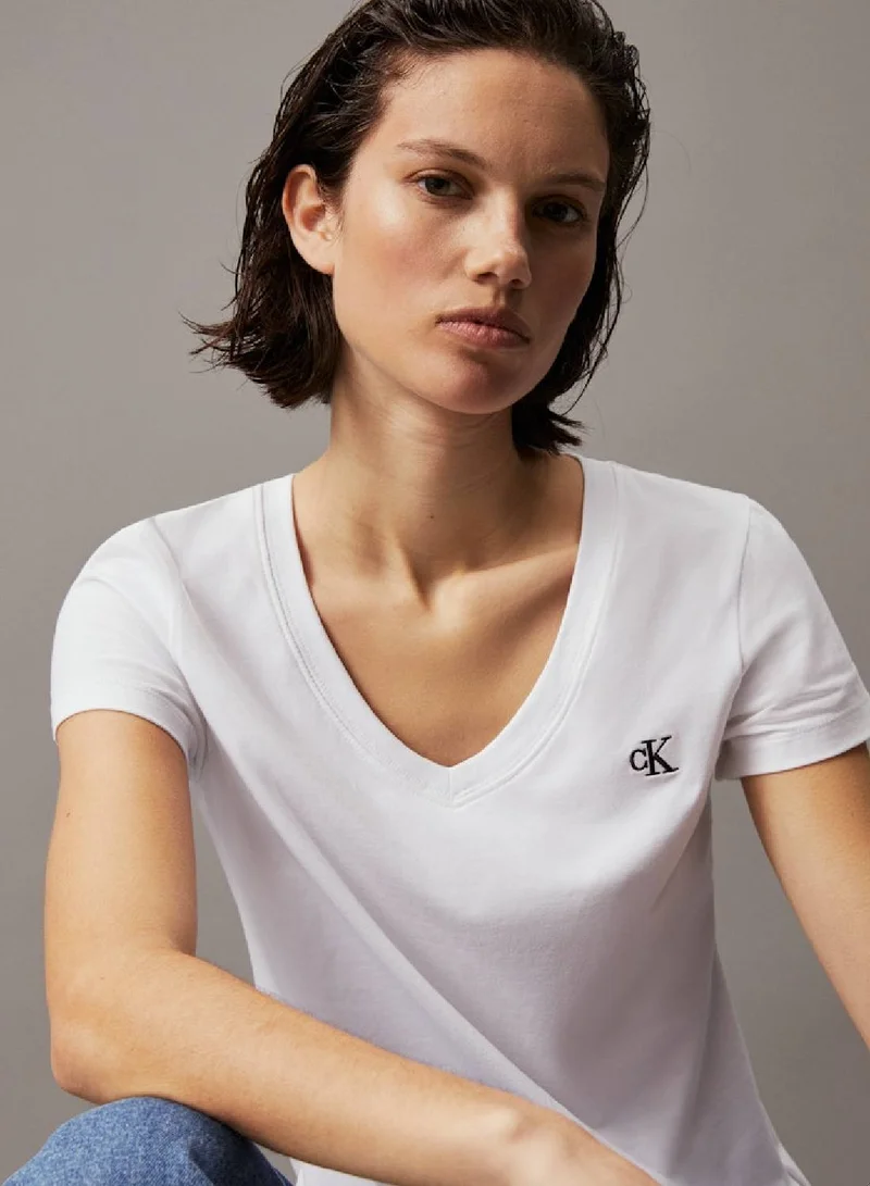 Calvin Klein Jeans Slim V-Neck T-Shirt