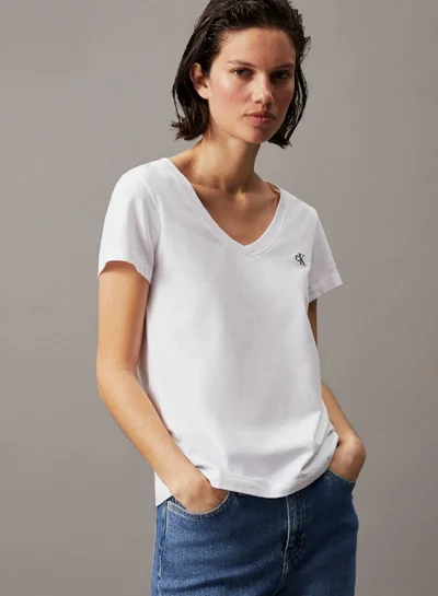 Calvin Klein Jeans Slim V-Neck T-Shirt