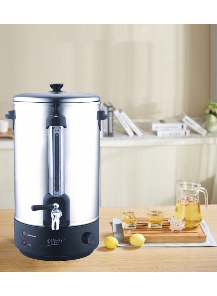 وترتر Commercial Insulation Bucket Electric Water Boiler Stainless Steel Insulation Barrel Milk Tea Barrel Large Capacity - Image 2