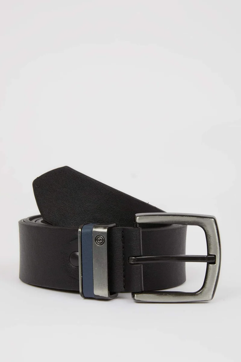 ديفاكتو Man Faux Leather Belt