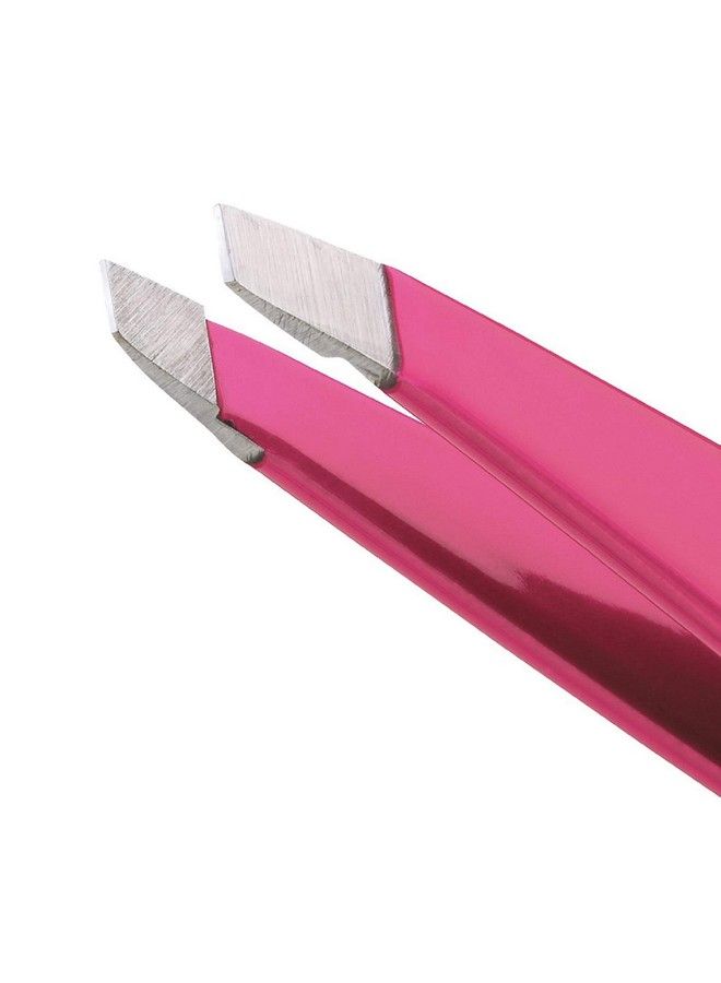 Tweezerman Mini Slant And Point Tip Tweezer Tweezers Set For Eyebrows Facial Hair Ingrown Hairs - Image 4