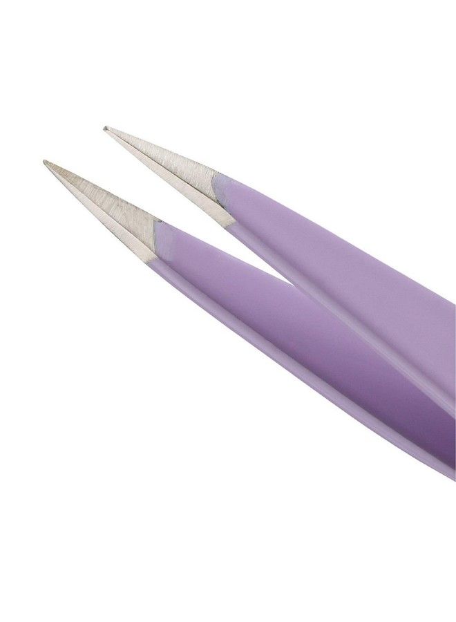 Tweezerman Mini Slant And Point Tip Tweezer Tweezers Set For Eyebrows Facial Hair Ingrown Hairs - Image 3