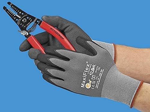 MaxiFlex قفازات العمل Maxiflex 34-874 Ultimate Nitrile Grip مقاس متوسط، 3 قطع - Image 5