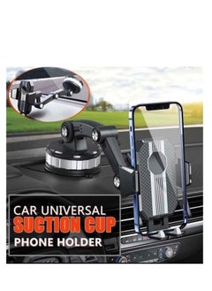 BLUE CORAL Car Phone Holder Dashboard Universal Suction Cup Type Windshield Sucker Stand Bracket Smartphone Cellphone Support Big Joint GPS Navigation Holder (1-Pack)  - Image 2