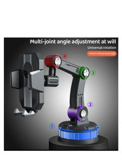 BLUE CORAL Car Phone Holder Dashboard Universal Suction Cup Type Windshield Sucker Stand Bracket Smartphone Cellphone Support Big Joint GPS Navigation Holder (1-Pack)  - Image 3