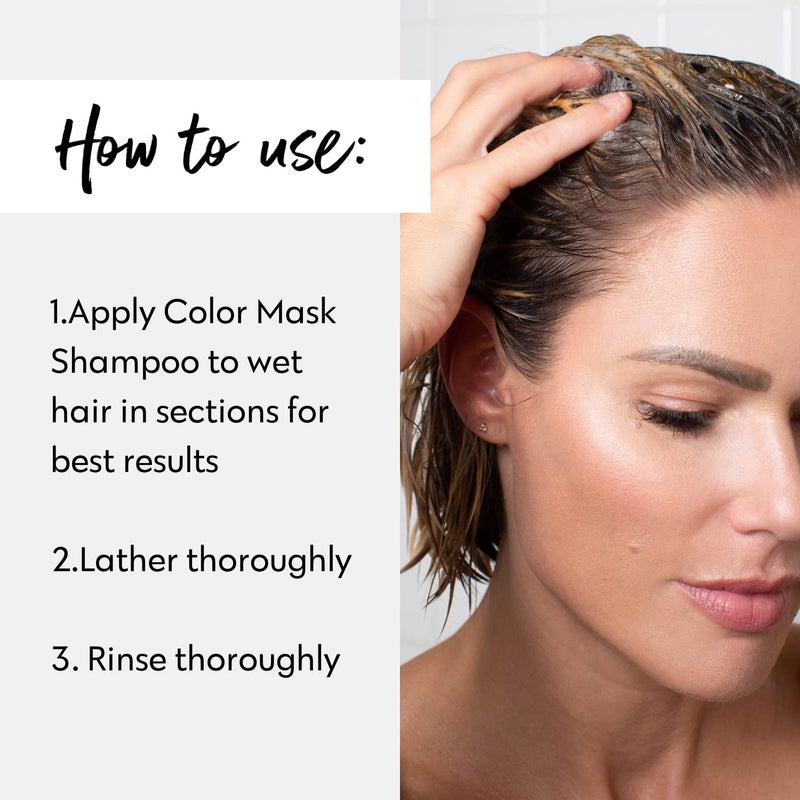 FOUR REASONS Rose Gold Hair Toner and Color Depositing Shampoo - Sulfate Free, Vegan, 8.45 Fl Oz (For Color Treated Hair) - Image 5