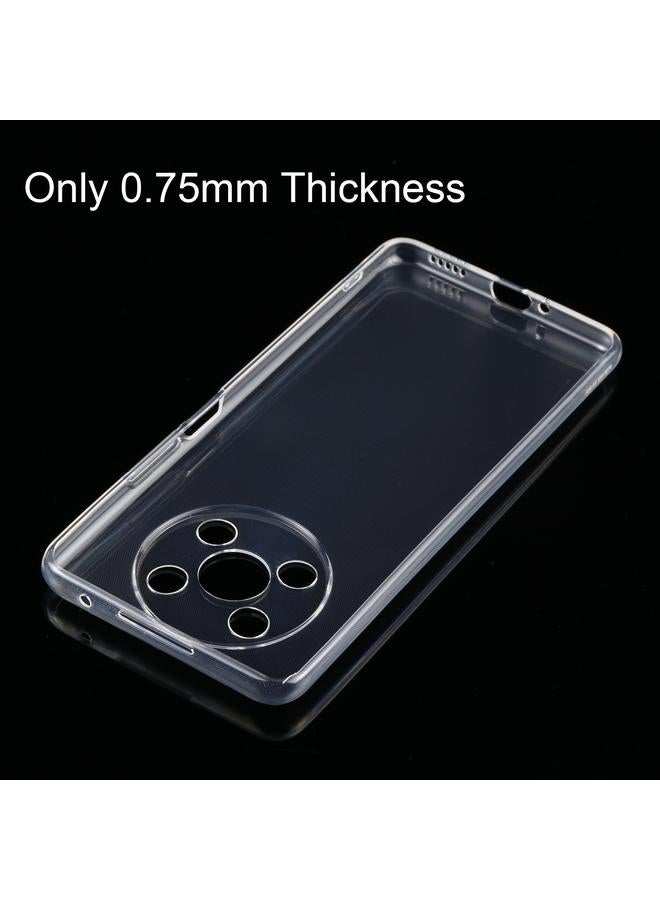 S-TOP Case For Honor X30 5G 0.75mm Ultra-thin Transparent TPU Soft Phone Case - Image 5