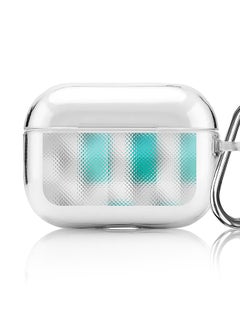 Classic Clear printed Case for Apple AirPods Pro 2nd Generation Thin Transparent Cover [Designed for Apple AirPods Pro 2nd Generation] - Cubic Stairs