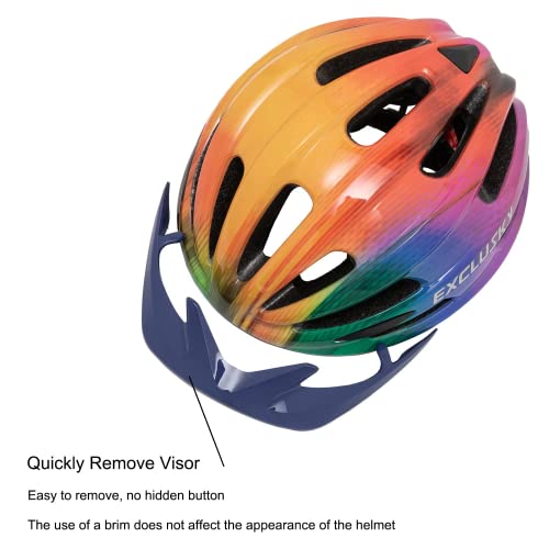 EXCLUSKY Kids Helmet Exclusky Bike Helmet for Kids Child Boys Girls Bicycle Helmet Age 5-13 Adjustable Cycle Helmet 50-57cm - Image 5