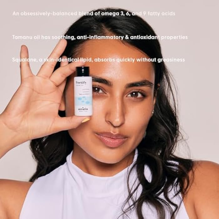 Stratia Fortify - Restorative Facial Oil with Omega Fatty Acids Blend, Nourishing & Non-Greasy for Dry, Combo & Sensitive Skin, 1 Fl Oz - Image 2
