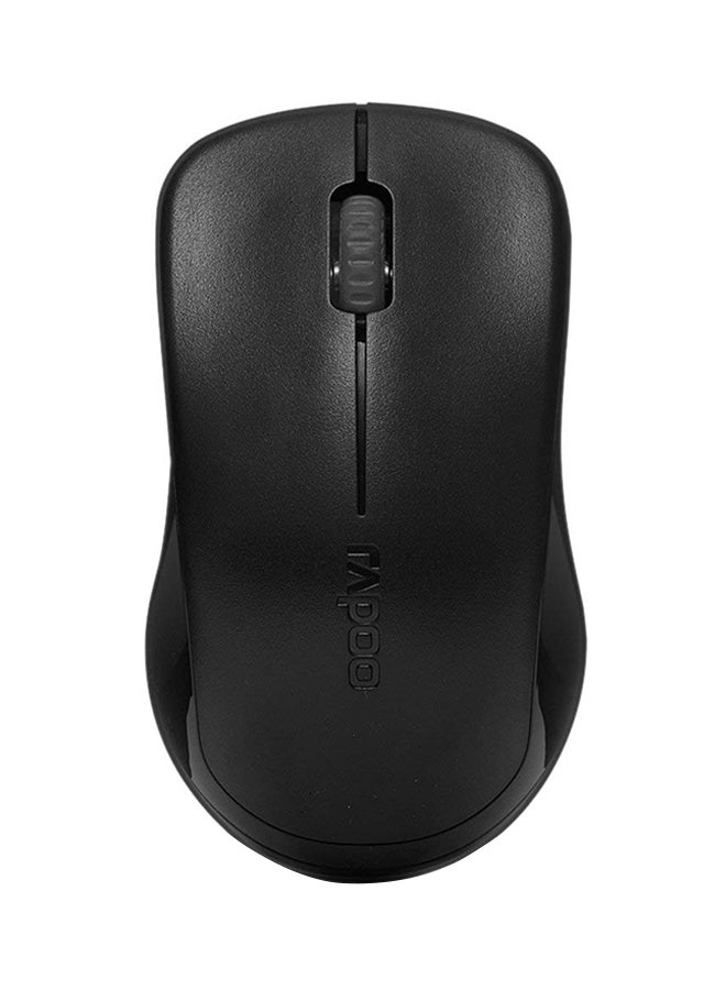 رابو ماوس ضوئي 1620 لاسلكي مزود بمنفذ USB أسود - Image 1