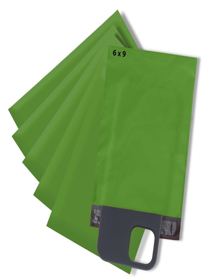 The Boxery Small Poly Mailers 6x9, Solid Green Shipping Bags - Tear And Puncture Free Poly Bags - Water Resistant Mailing Bags - Packaging Bags For Small Business - 100 Count - Image 1