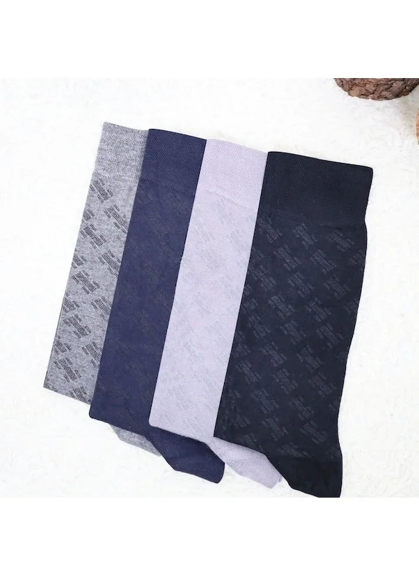 كرال سوكس Men's Bamboo Socks Toe Seamless Soft Washable Perfumed Long Socks