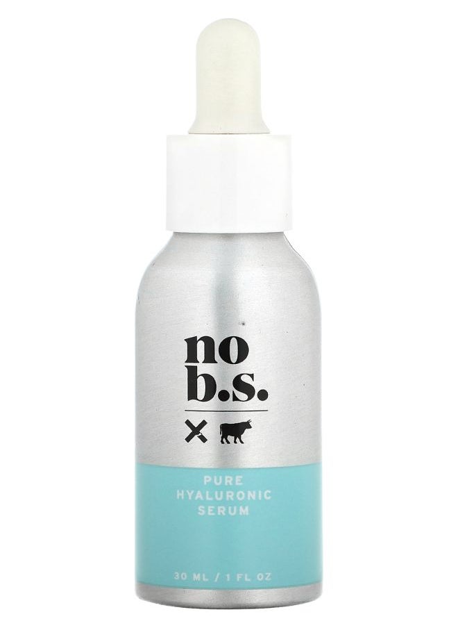 NO BS Beauty Pure Hyaluronic Serum 1 fl oz (30 ml) 