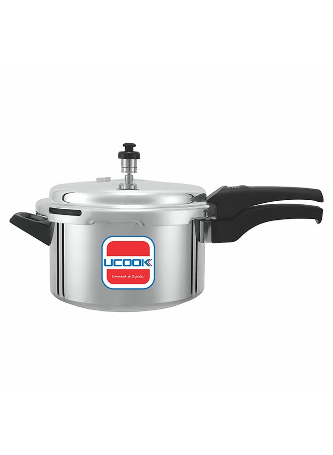UCOOK 5لتر طنجرة ضغط UCOOK DLX 7.5 ل جسم طويل فضي 