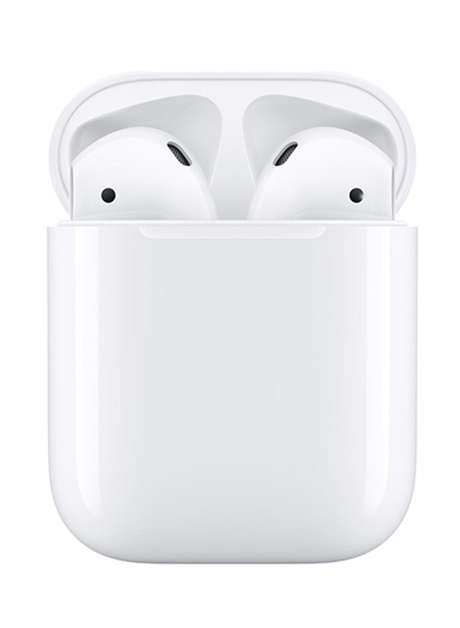 LEXIN Wireless Bluetooth Earphones with Charging Case, Compatible with all Smartphones, White - Image 1