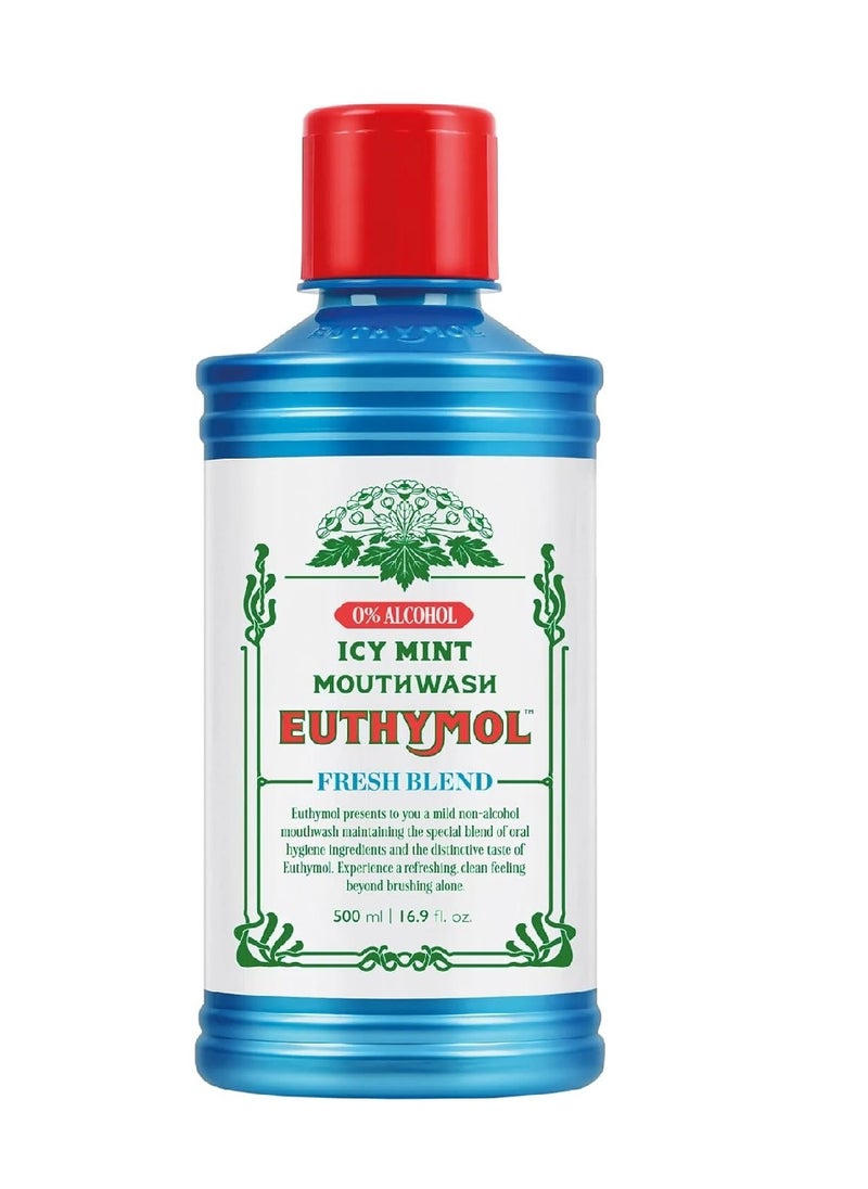 Euthymol Mouth Wash Icy Mint 500ml 