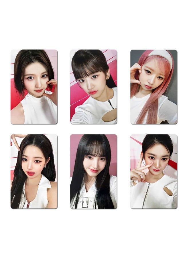 NIBEMINENT 6 Pcs Kpop IVE Wave Lomo Cards Card For Fans Collection Gifts - Image 3