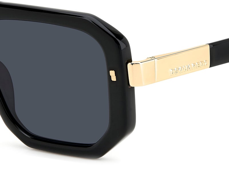 Dsquared Men Rectangular Sunglasses 56 D2 0105/S - Image 3