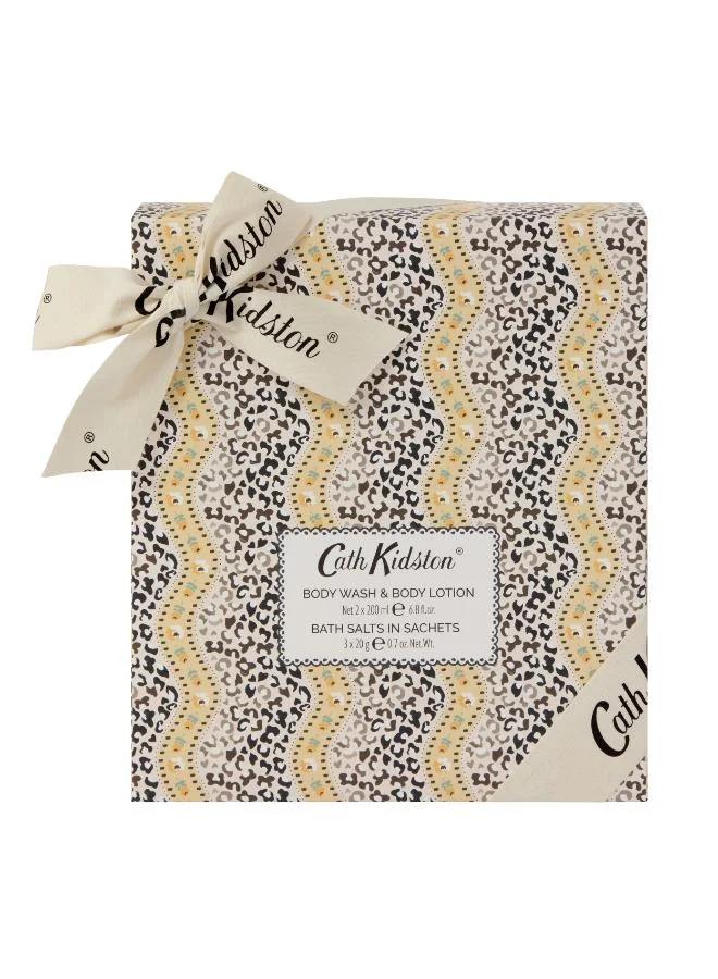 Cath Kidston Bathing Gift Box (Body Wash 200ml, Body Lotion 200ml, Bath Salts 3 x 20g)