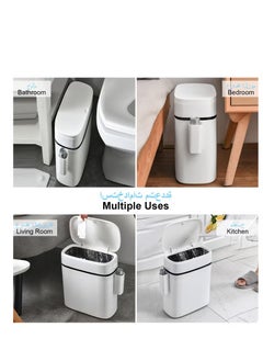 14L Plastic Trash Can Garbage Waste Baskets Bin with Press Top Lid and Storage for Home Kitchen Office - pzsku/Z95E909B9821E95C53574Z/45/_/1732348118/aad6846b-a870-4558-9245-4bc929b606f2