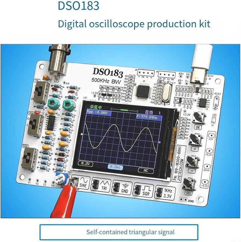 DSO183 راسم الإشارة الرقمي المدمج 500 كيلوهرتز عرض النطاق مولد الإشارة تخزين القطع - Image 4