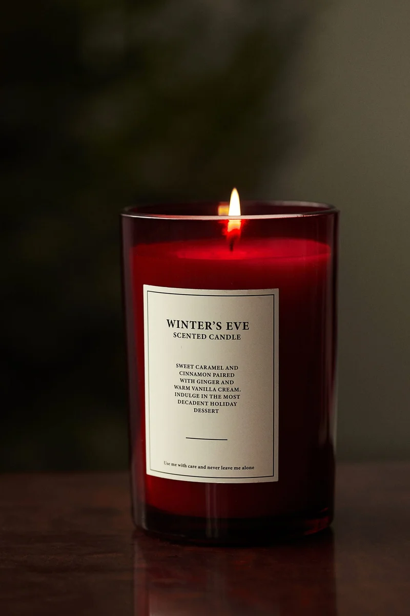 اتش اند ام Large cork-lid scented candle