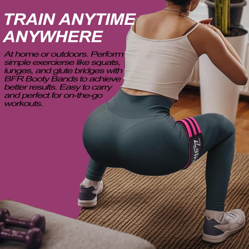 Zytrant BFR Occlusion Bands for Women Legs Glutes Hip Building, Comfortable Elastic Booty Bands for Blood Flow Training Workouts Fast to Lift Your Butt,Squat,Thigh,Fitness - Image 5