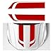 KVAEY Car Hood Decal Sticker Racing Stripe Graphic Stickers for Auto Body Skirt Roof Hood Bumper Automotive Exterior Decoration Vinyl Decal for Car SUV Truck Car Accessories Red - Image 2