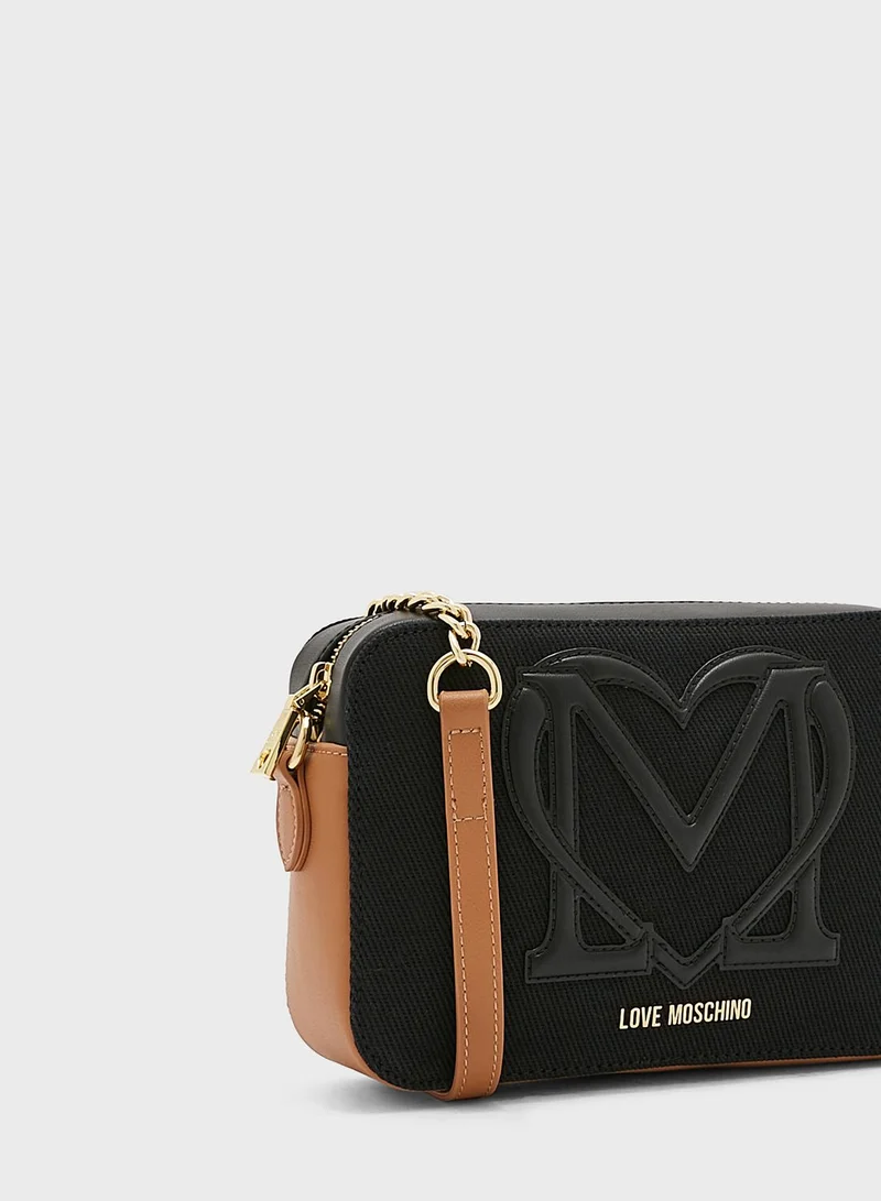Love Moschino Logo Detail Crossbody Bag