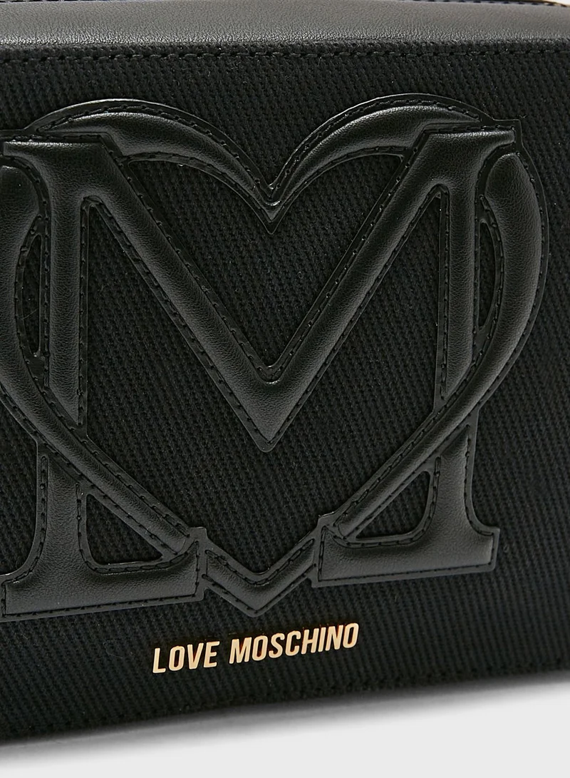Love Moschino Logo Detail Crossbody Bag