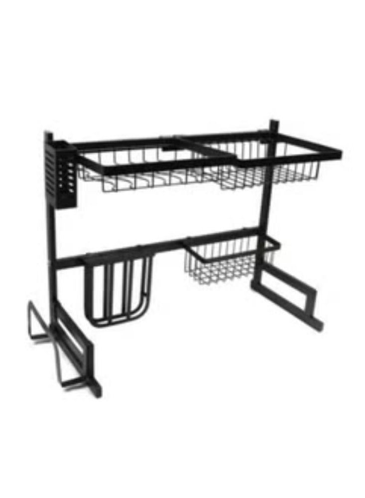 Kitchen Organizer Dish Rack Over Sink Cutlery Utensils Washing Cutlery Holder Draining Board Kitchen Storage Dish Drainer Draining Rack - Image 1