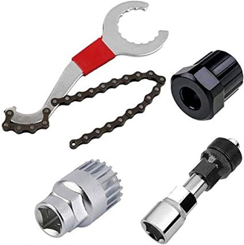 Mountain bike Repair Tool Kits Bicycle Chain Removal/Bracket Remover/Freewheel Remover/Crank Puller Remover Outdoor bike Tools