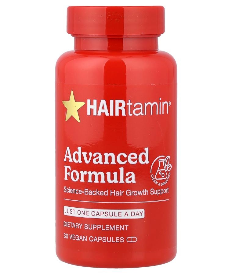 HAIRTAMIN Advanced Formula 30 Vegan Capsules