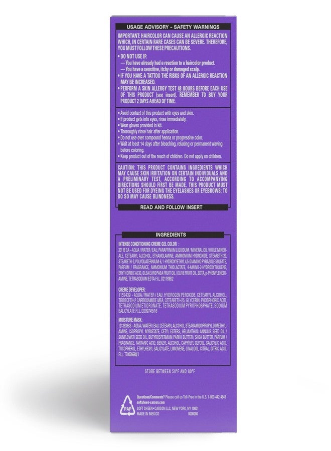 SOFT SHEEN SoftSheen-Carson Dark and Lovely Ultra Vibrant Permanent Hair Color Go Intense Hair Dye for Dark Hair with Olive Oil for Shine and Softness, Spicy Red - Image 5