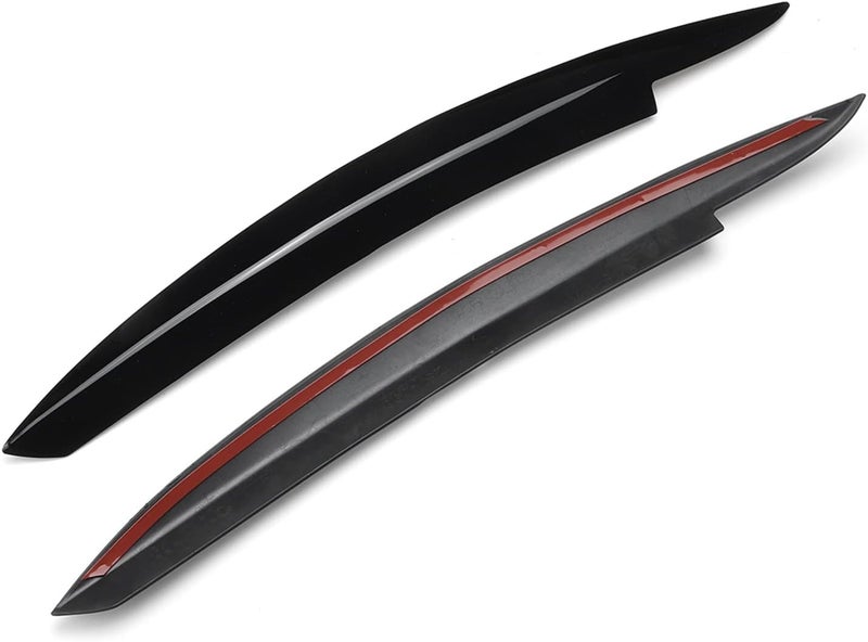 QASULER Front Headlight Eyebrow Cover for Golf 6 MK6 GTI GTR - Image 1