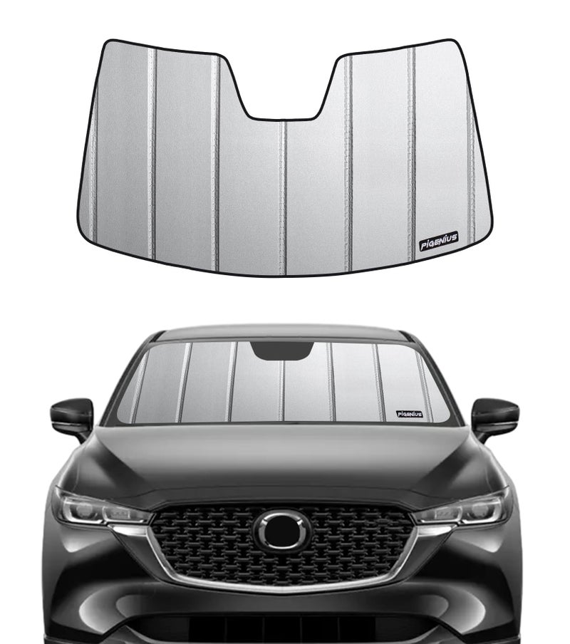 Pigenius Windshield Sunshade for Mazda CX5 20172025 Front Window Sun Shade Safeguard