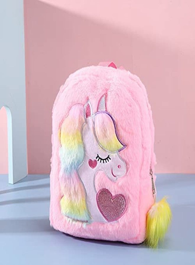Flywind Cute Unicorn Backpack || Rainbow Backbag || Schoolbags for Girls Kids || School Picnic Kids Cartoon Backpack || Adjustable Shoulder(Multicolour) - Image 5