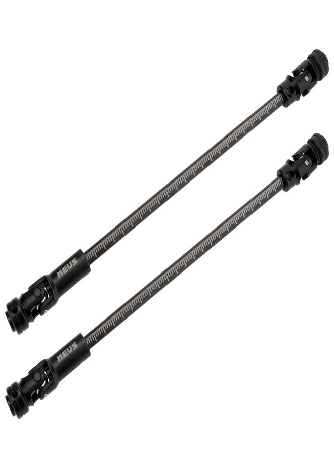 MEUS RACING قطعتان من عمود نقل الحركة SCX10 62-180 مم عمود نقل الحركة قابل للقص حسب الطول لسيارات الزحف التي تعمل بالتحكم عن بعد بمقياس 1/10 Axial SCX10/Tamiya CCO1/Redcat Gen8 إلخ.. - Image 1