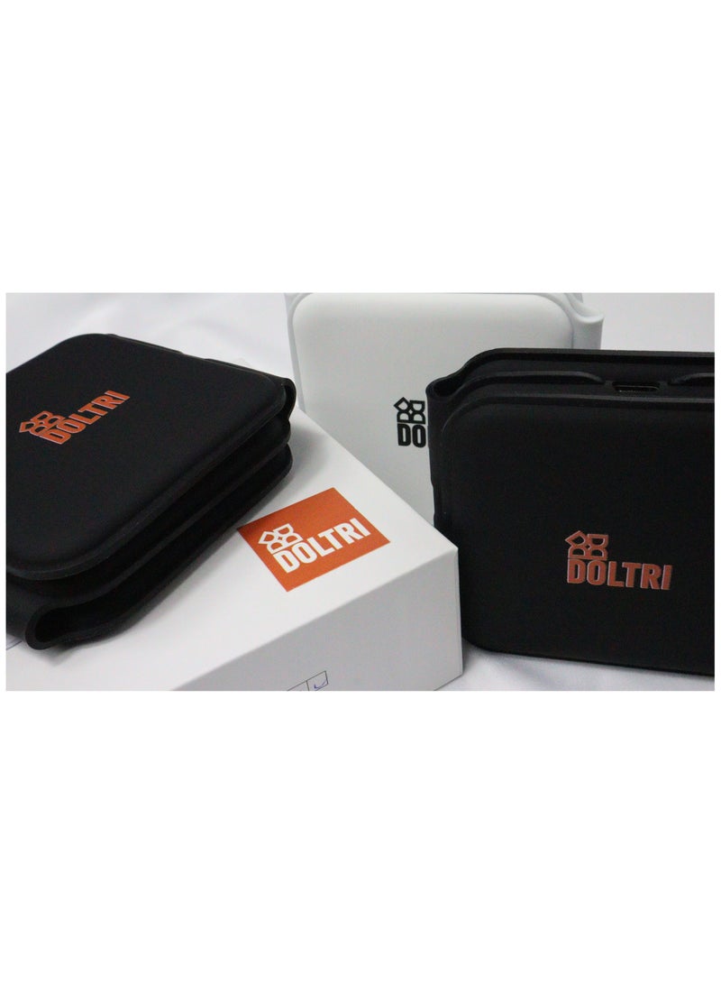 دولتري شاحن لاسلكي مغناطيسي 3 في 1 (أسود) - Image 4