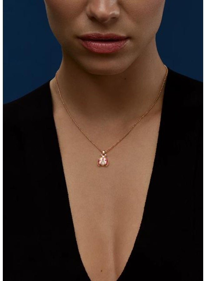 Chopard 18k Gold Happy Diamonds Ladybug Necklace - Image 2